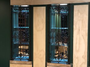 glass shelves